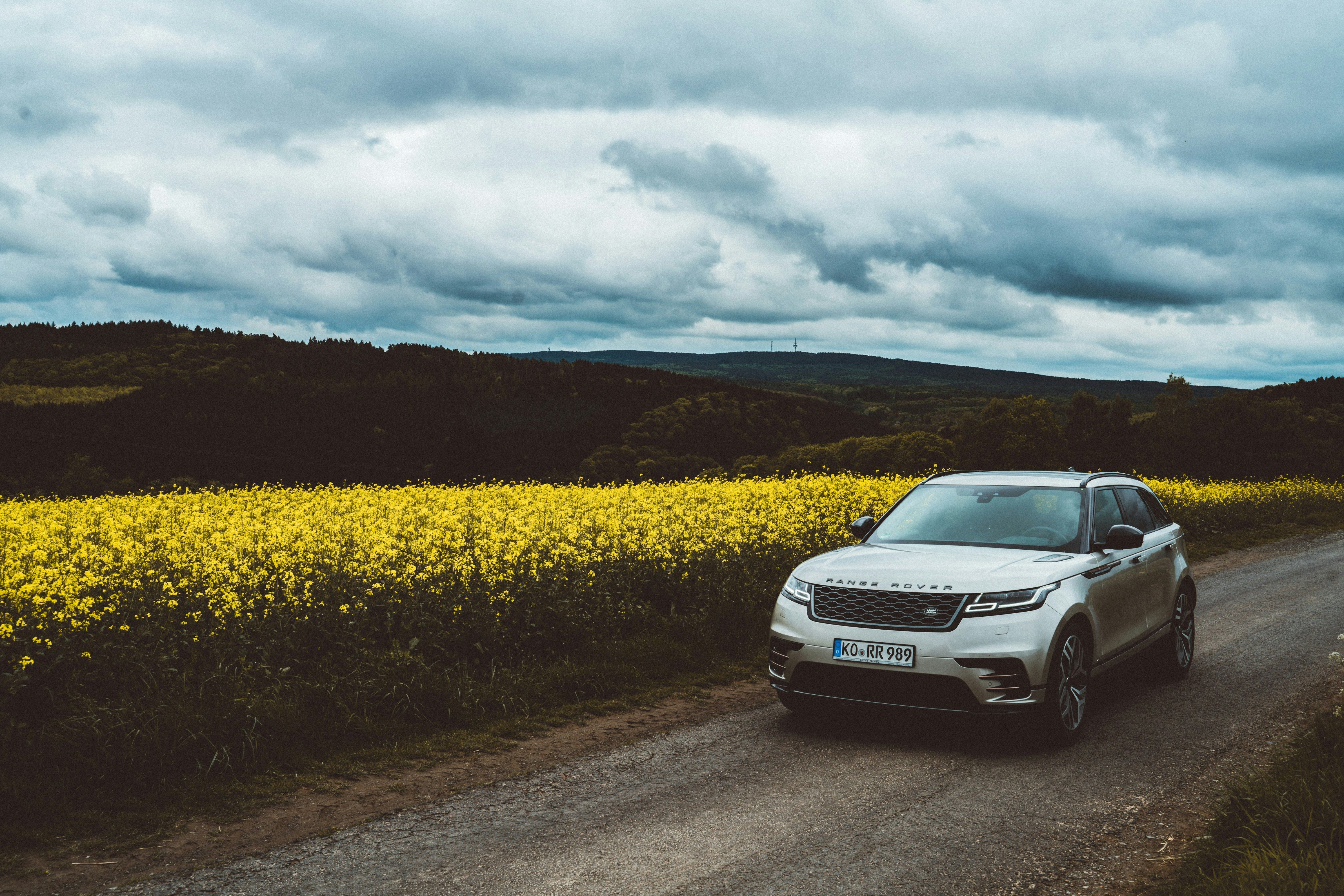 Luxury Range Rover on Naxos Island Coastal Road